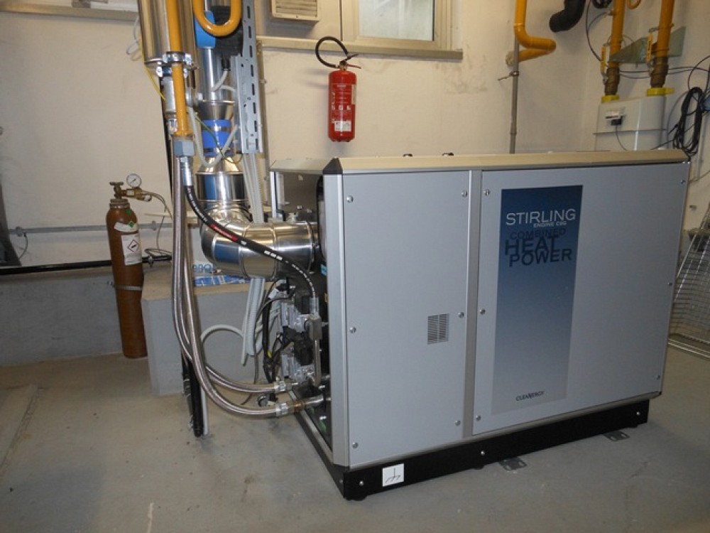 SPTE z  motorjem Stirling