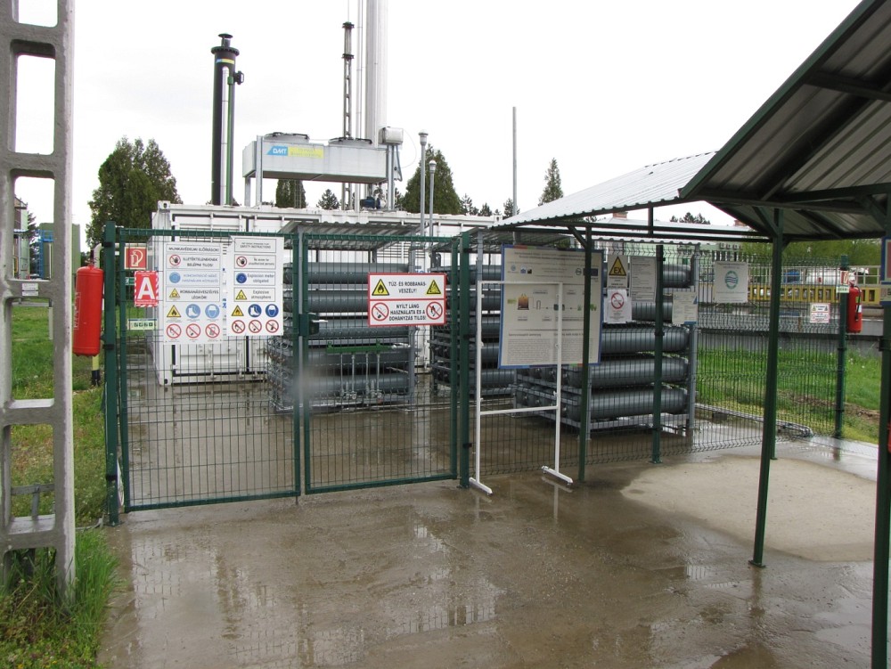 Sistem za čiščenje bioplina v biometan na Madžarskem